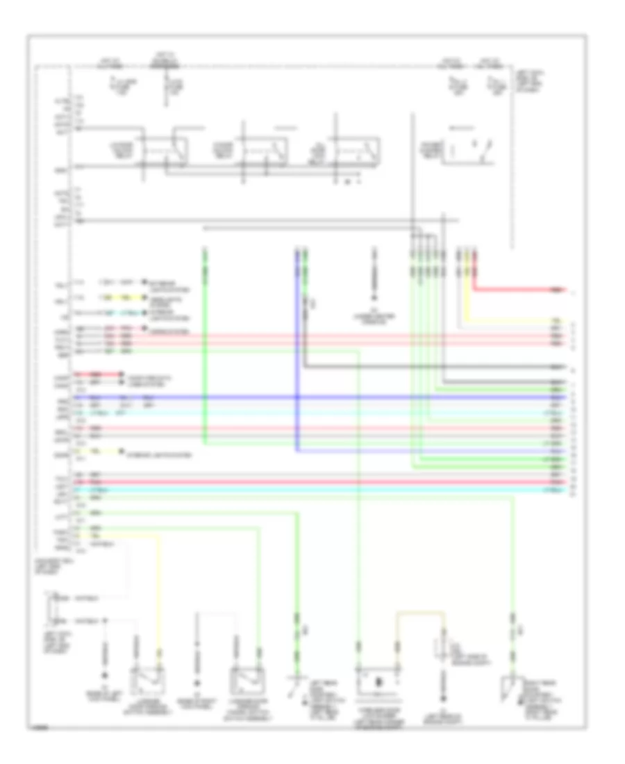 Forced Entry Wiring Diagram 1 of 8 for Lexus GS 450h 2014
