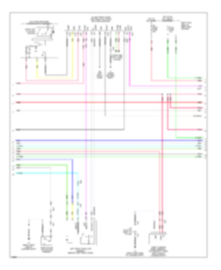 Forced Entry Wiring Diagram (3 of 8) for Lexus GS 450h 2014