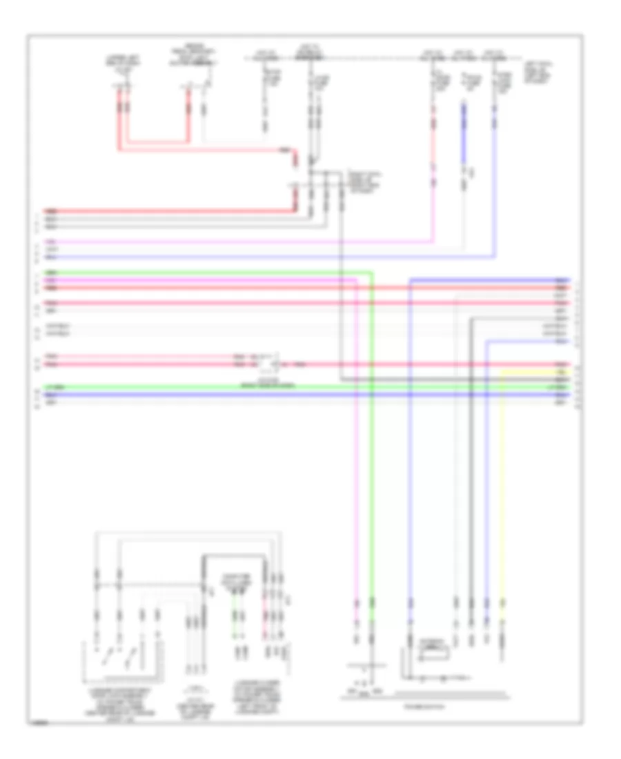 Forced Entry Wiring Diagram (6 of 8) for Lexus GS 450h 2014