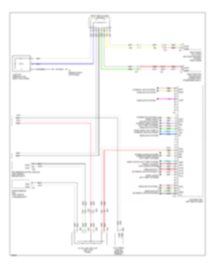 Body ECU Wiring Diagram 3 of 3 for Lexus GS 450h 2014