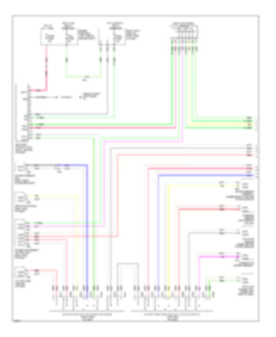 High Low Bus Wiring Diagram 1 of 4 for Lexus GS 450h 2014