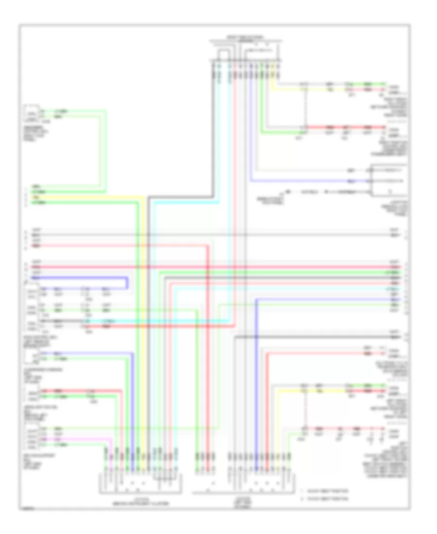 High Low Bus Wiring Diagram 2 of 4 for Lexus GS 450h 2014