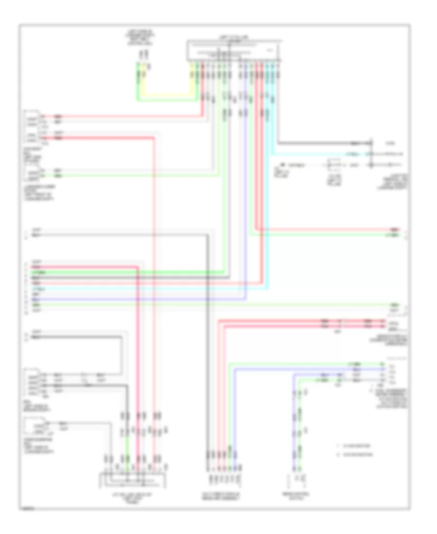 High Low Bus Wiring Diagram 3 of 4 for Lexus GS 450h 2014