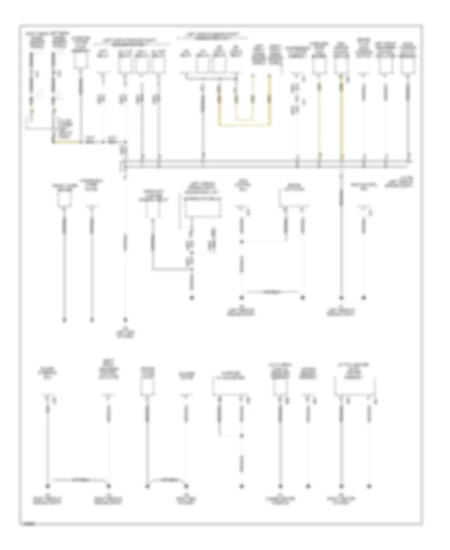Ground Distribution Wiring Diagram 1 of 7 for Lexus GS 450h 2014