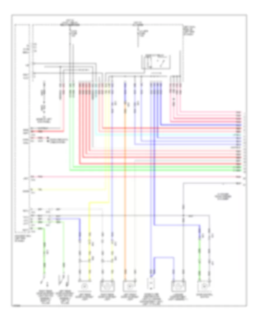Courtesy Lamps Wiring Diagram 1 of 4 for Lexus GS 450h 2014