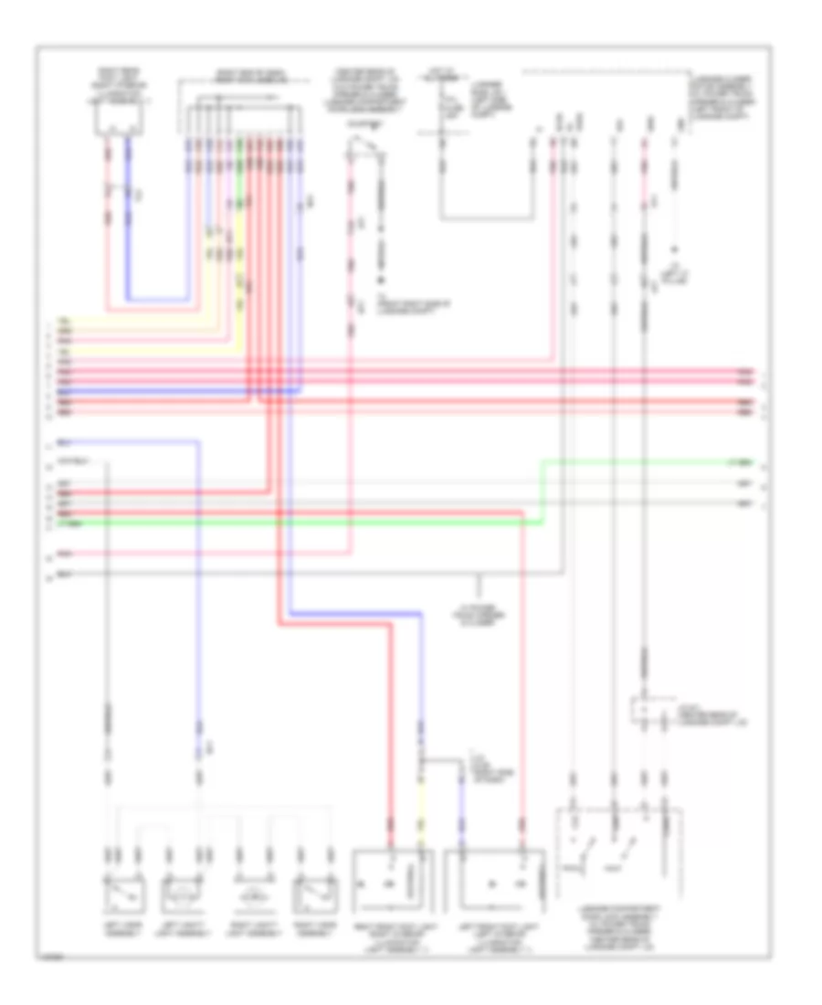Courtesy Lamps Wiring Diagram (3 of 4) for Lexus GS 450h 2014