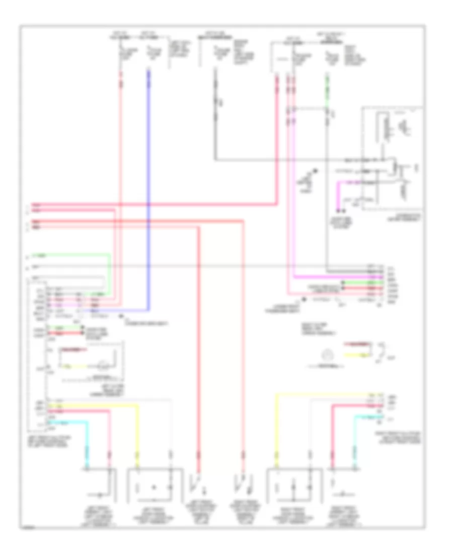 Courtesy Lamps Wiring Diagram 4 of 4 for Lexus GS 450h 2014