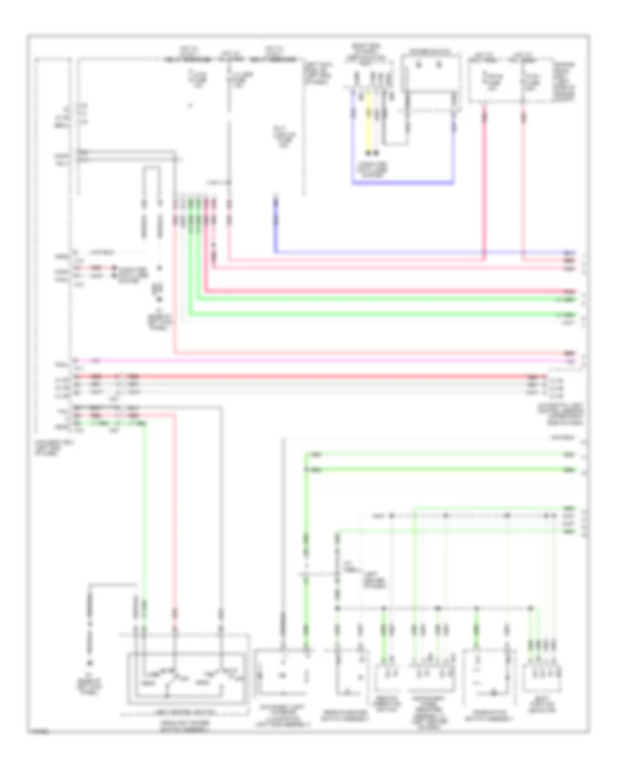 Instrument Illumination Wiring Diagram (1 of 4) for Lexus GS 450h 2014