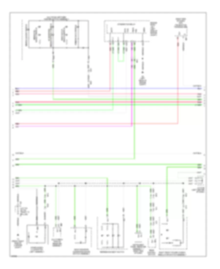 Instrument Illumination Wiring Diagram 2 of 4 for Lexus GS 450h 2014