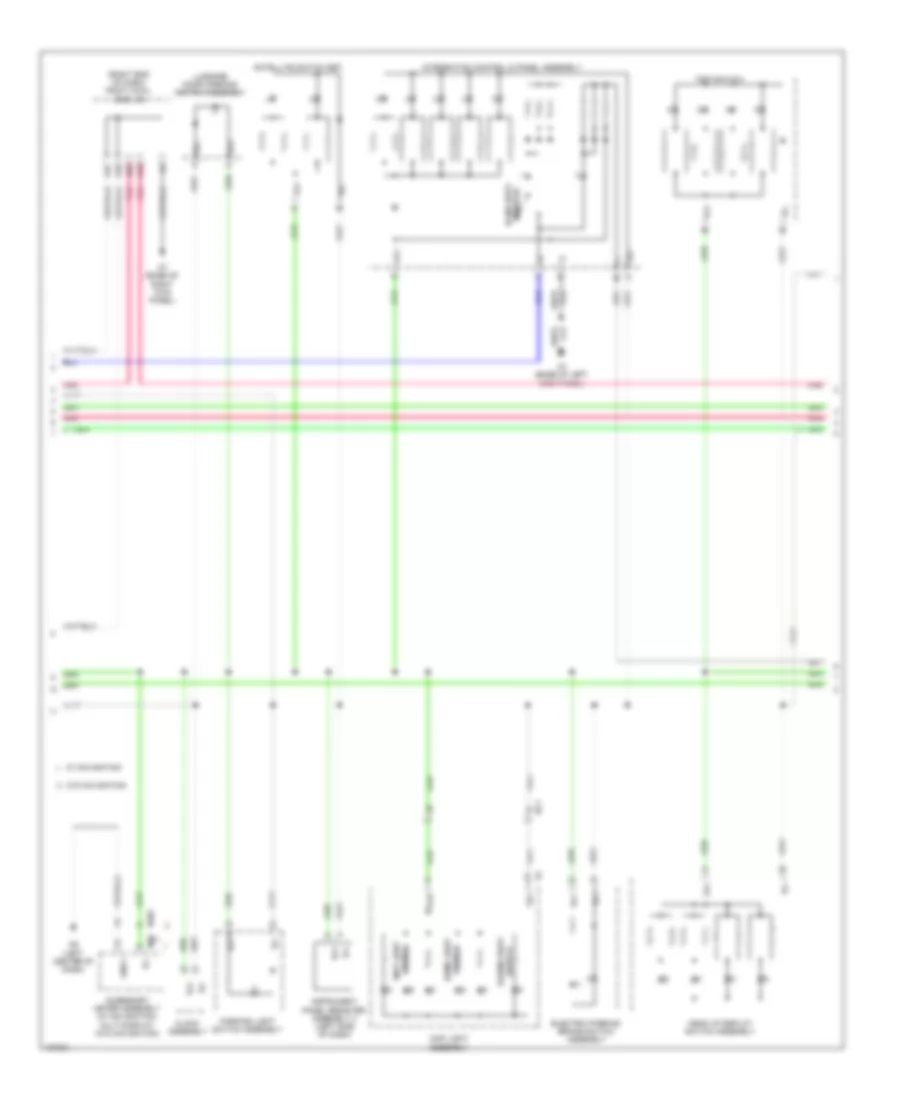 Instrument Illumination Wiring Diagram (3 of 4) for Lexus GS 450h 2014