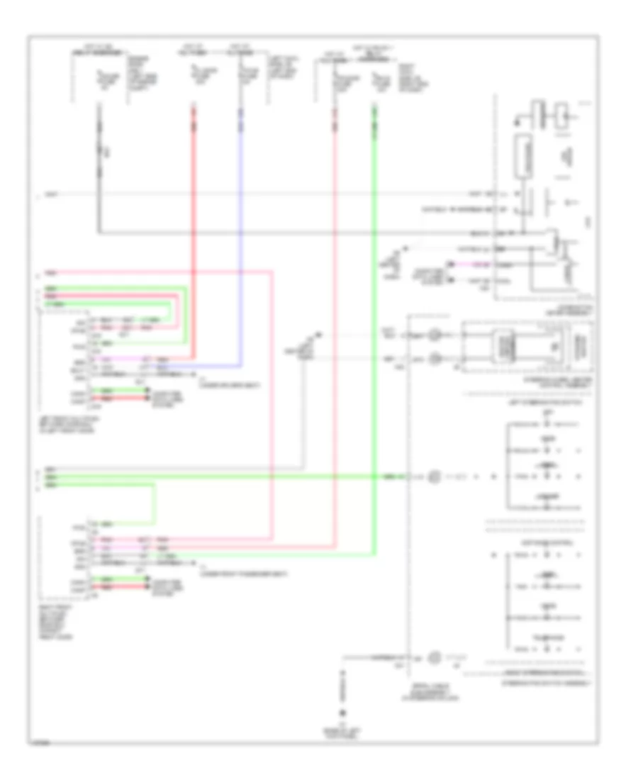 Instrument Illumination Wiring Diagram 4 of 4 for Lexus GS 450h 2014