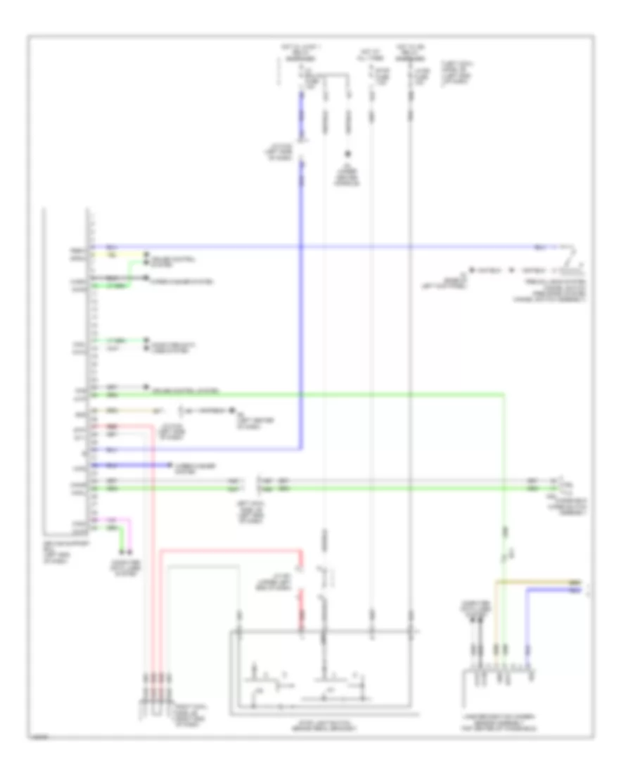 Object Detection Wiring Diagram (1 of 2) for Lexus GS 450h 2014