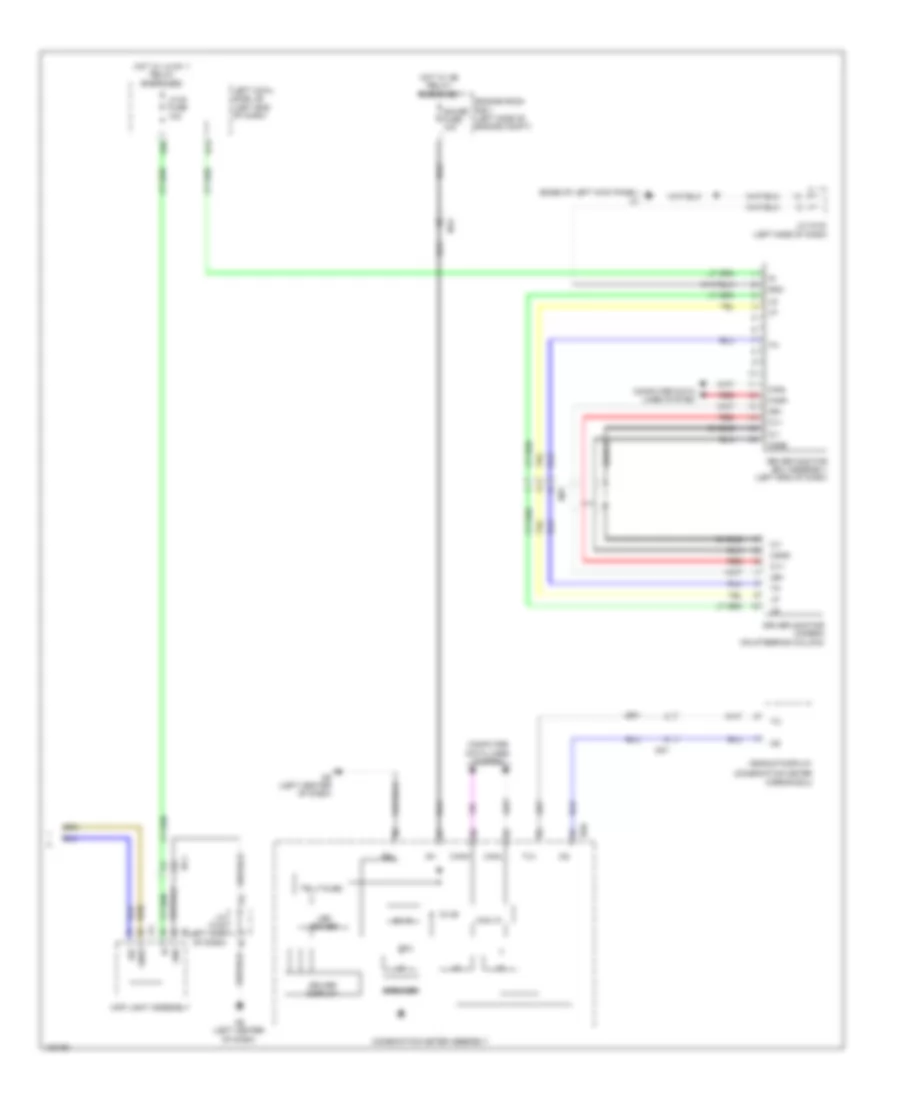 Object Detection Wiring Diagram (2 of 2) for Lexus GS 450h 2014