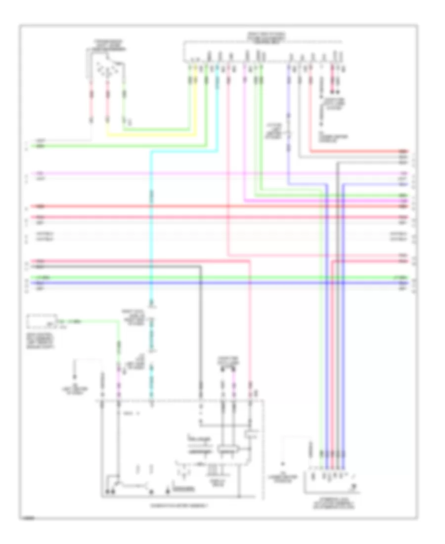 Power Door Locks Wiring Diagram (5 of 8) for Lexus GS 450h 2014