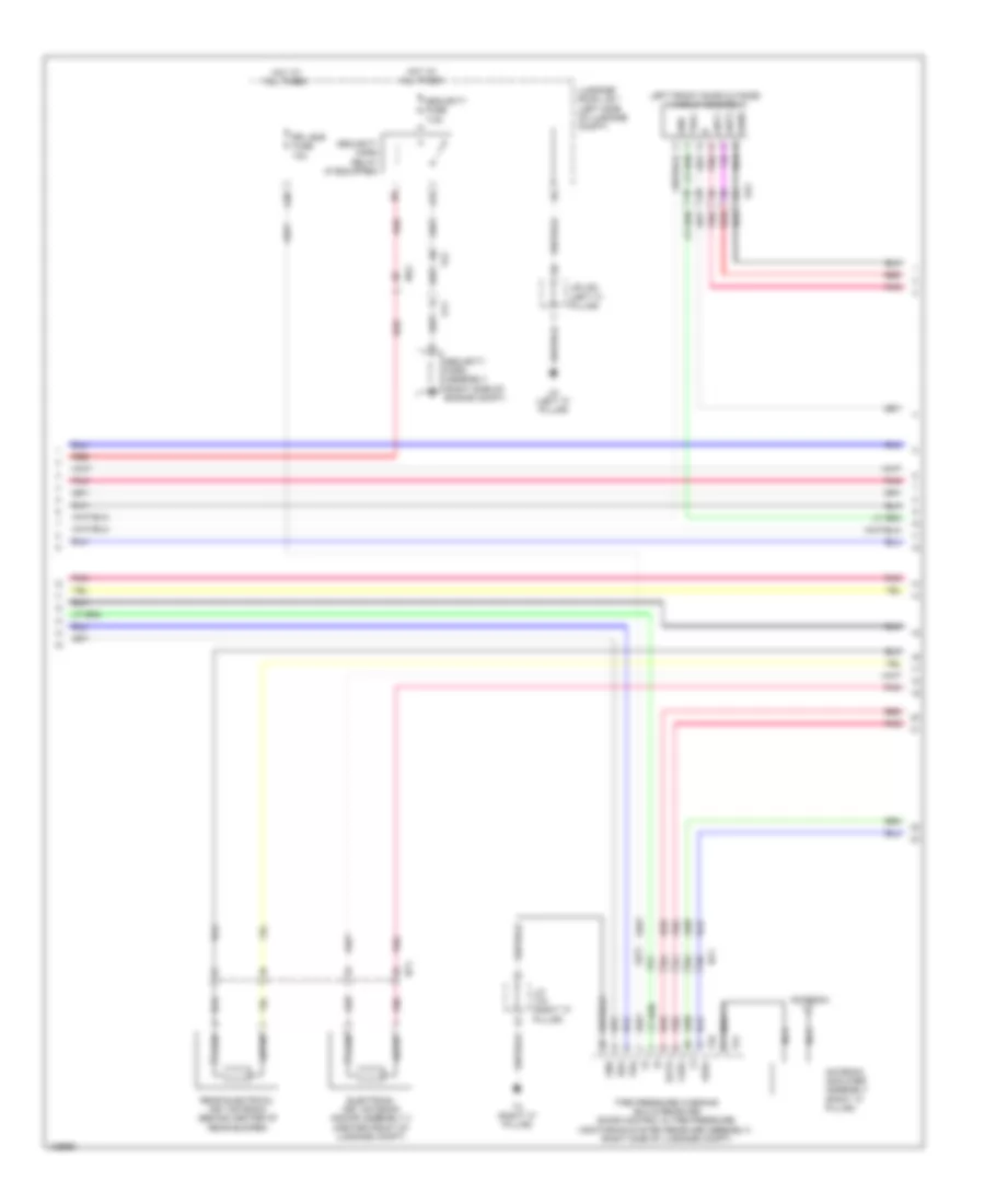 Power Door Locks Wiring Diagram (7 of 8) for Lexus GS 450h 2014