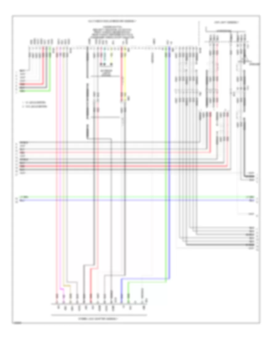 Radio Wiring Diagram (3 of 4) for Lexus GS 450h 2014