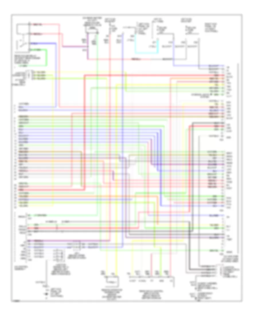 Automatic AC Wiring Diagram, Rear (2 of 2) for Lexus LX 470 2003