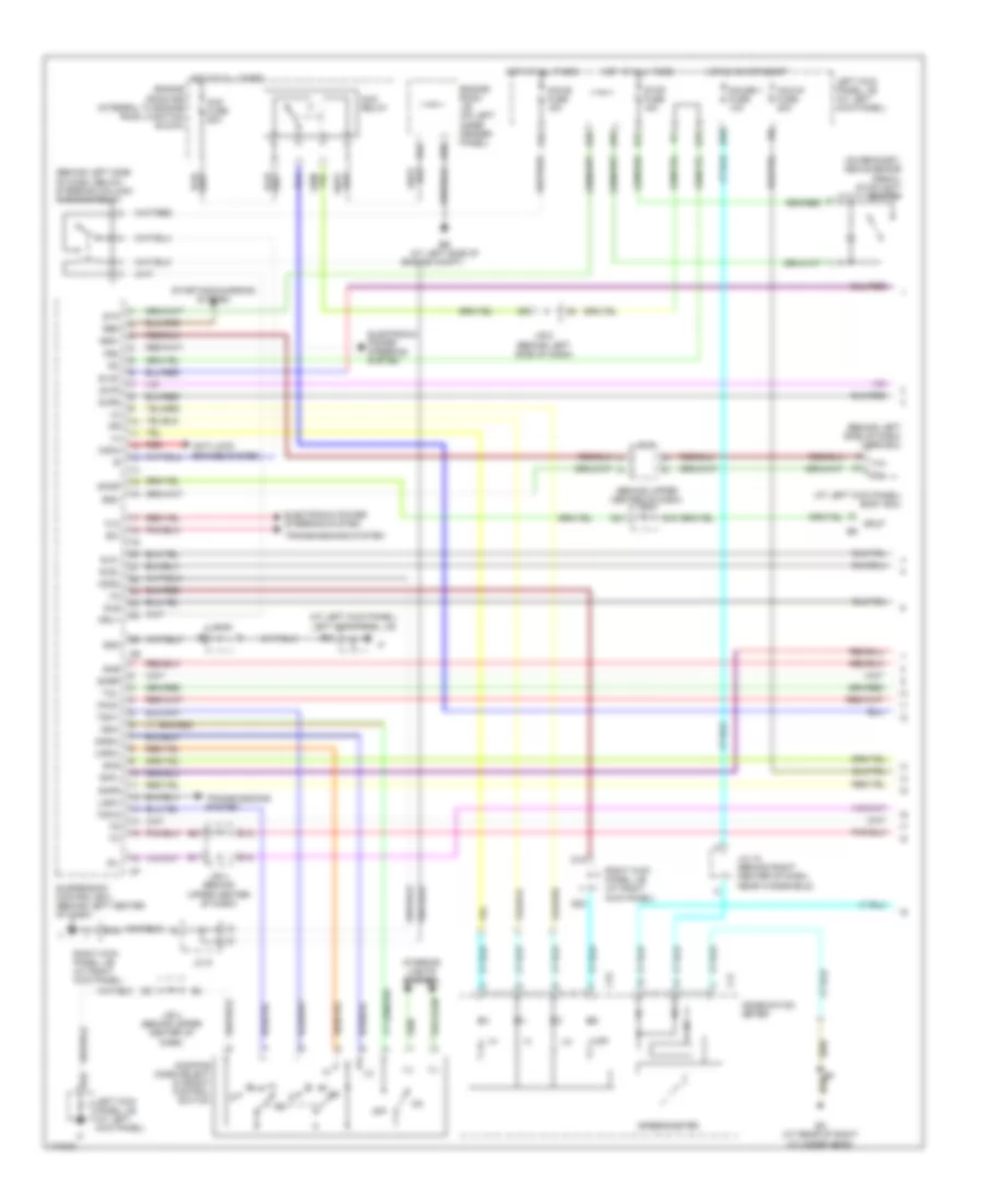 Electronic Suspension Wiring Diagram 1 of 2 for Lexus LX 470 2003