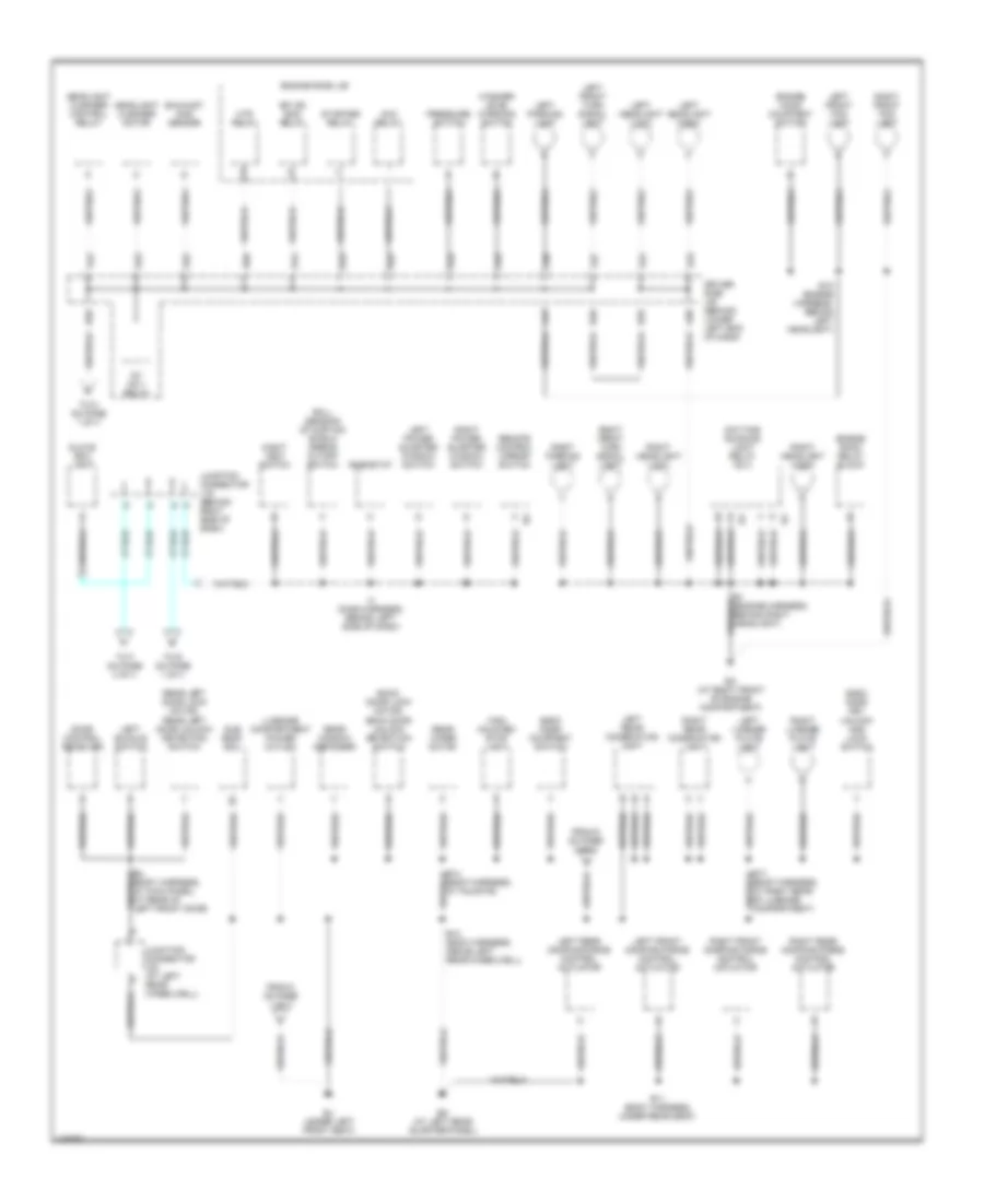Ground Distribution Wiring Diagram 2 of 4 for Lexus LX 470 2003