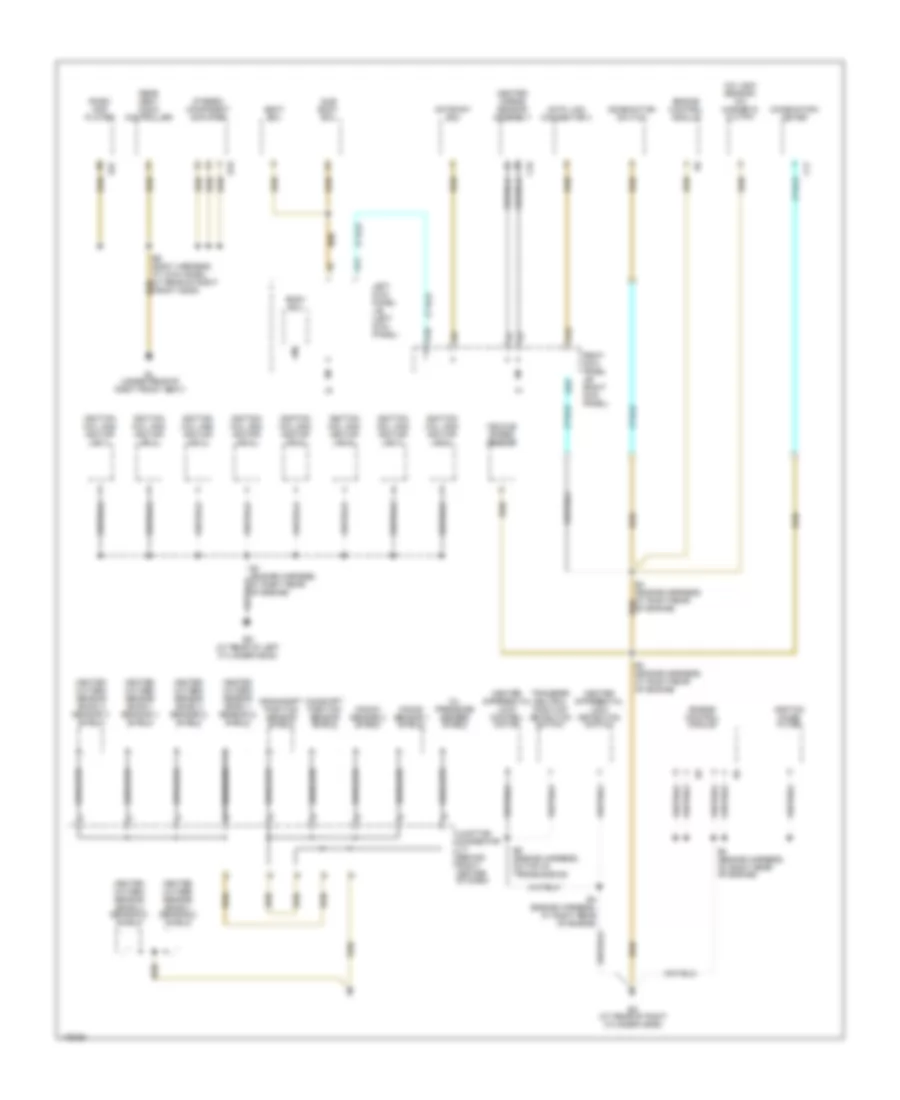 Ground Distribution Wiring Diagram 4 of 4 for Lexus LX 470 2003