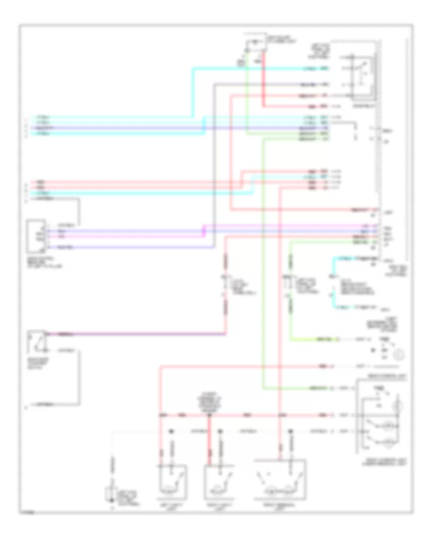Courtesy Lamps Wiring Diagram (3 of 3) for Lexus LX 470 2003