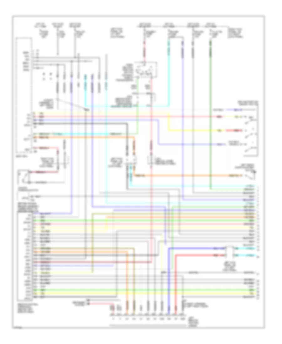 Memory Systems Wiring Diagram 1 of 3 for Lexus LX 470 2003
