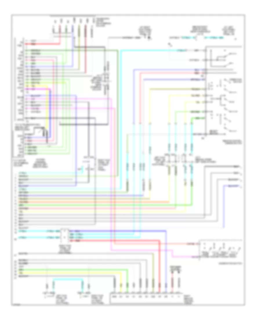 Memory Systems Wiring Diagram 2 of 3 for Lexus LX 470 2003