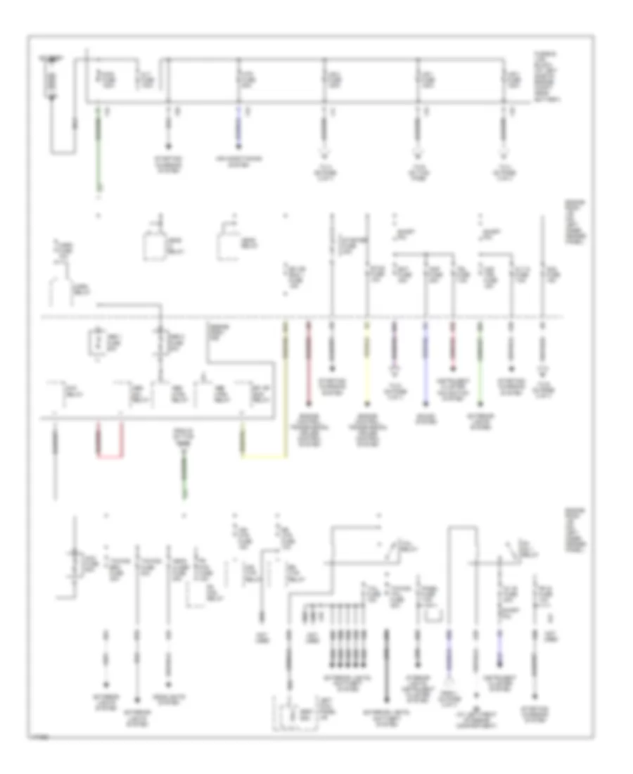 Power Distribution Wiring Diagram 1 of 3 for Lexus LX 470 2003