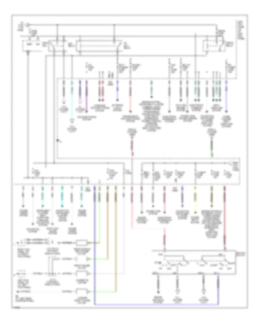 Power Distribution Wiring Diagram 2 of 3 for Lexus LX 470 2003