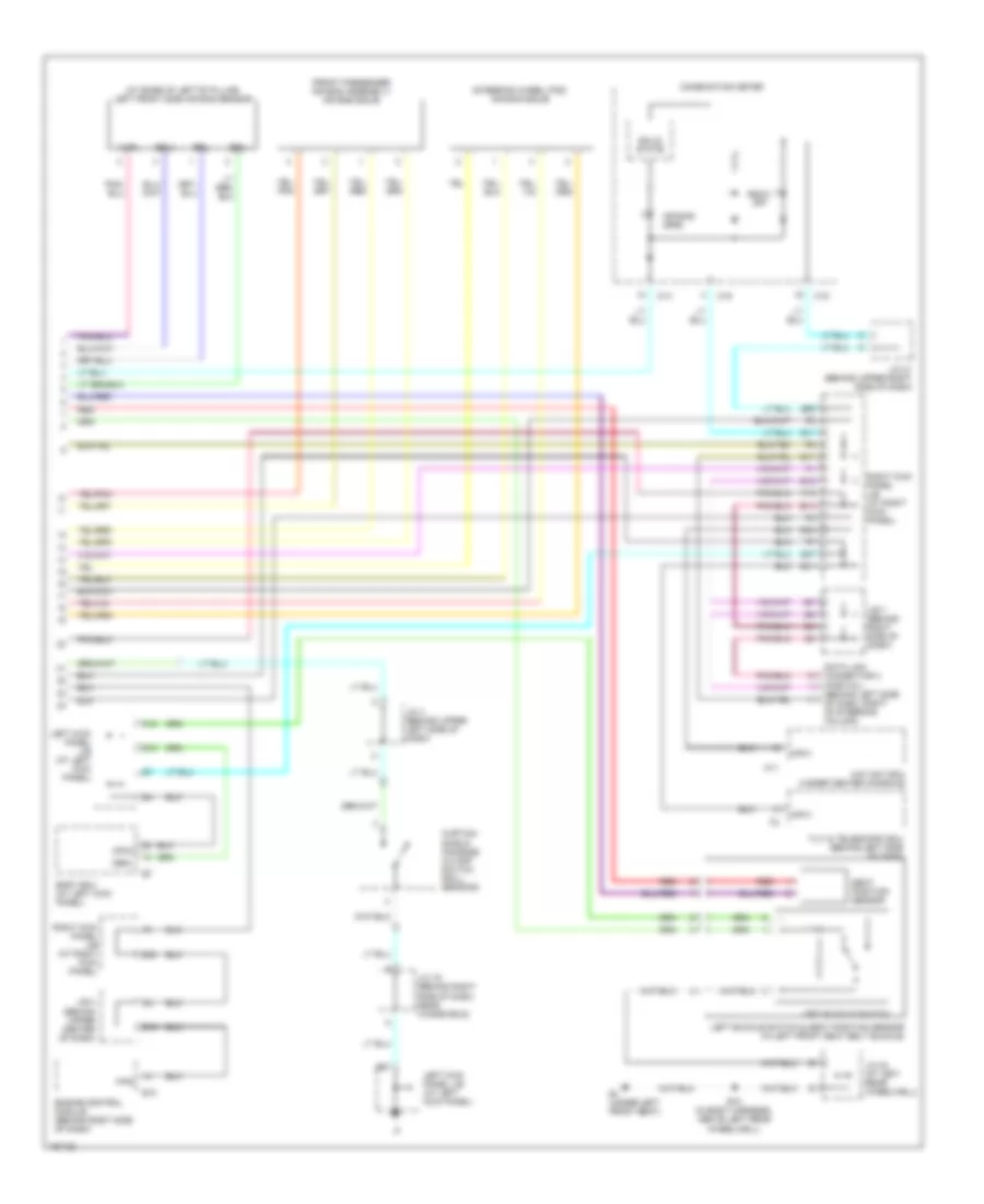Supplemental Restraints Wiring Diagram (2 of 2) for Lexus LX 470 2003