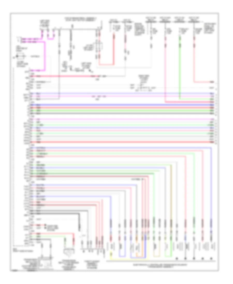 A T Wiring Diagram 1 of 2 for Lexus GX 460 2014