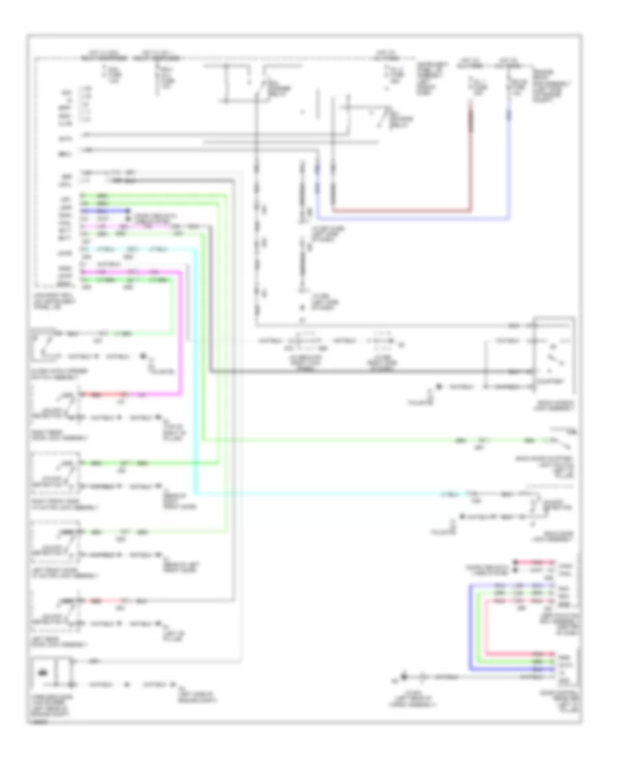 Liftglass Release Wiring Diagram for Lexus GX 460 2014