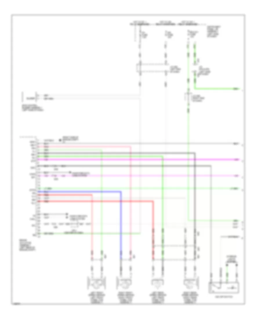 Anti lock Brakes Wiring Diagram 1 of 3 for Lexus GX 460 2014