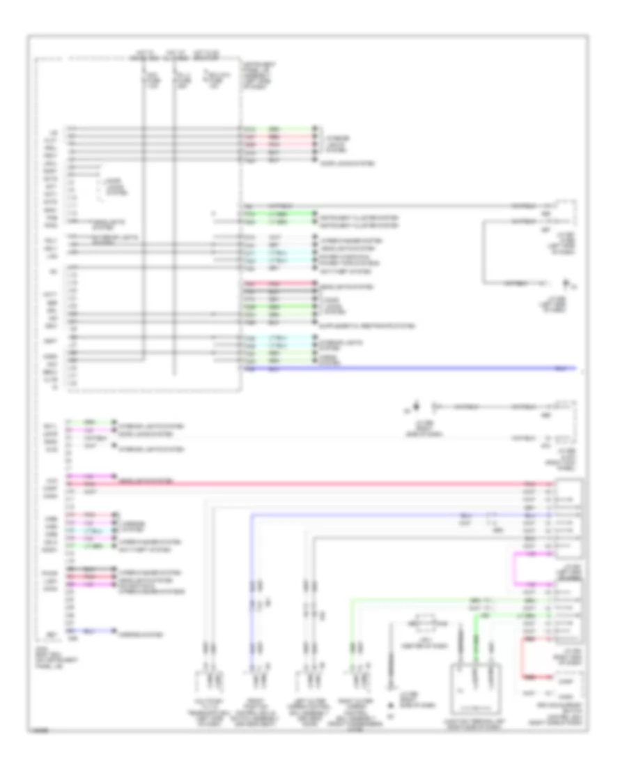 Body Control Modules Wiring Diagram 1 of 2 for Lexus GX 460 2014