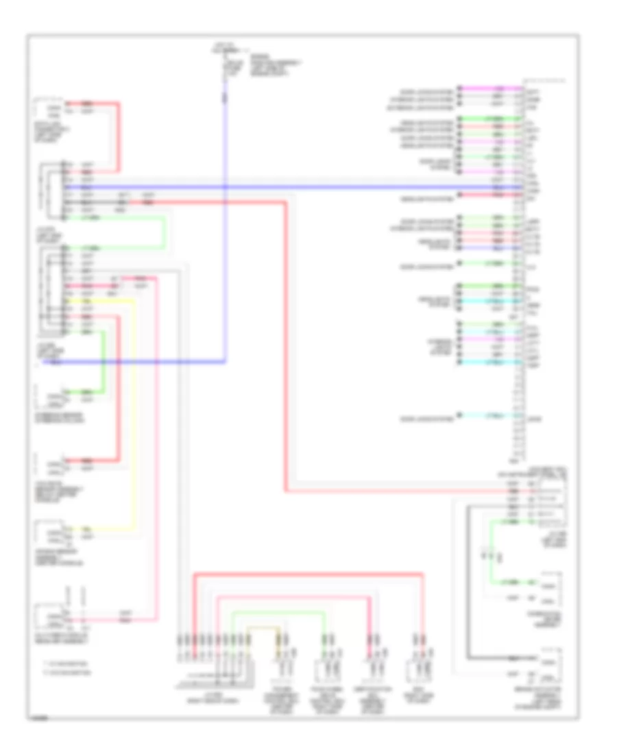 Body Control Modules Wiring Diagram 2 of 2 for Lexus GX 460 2014