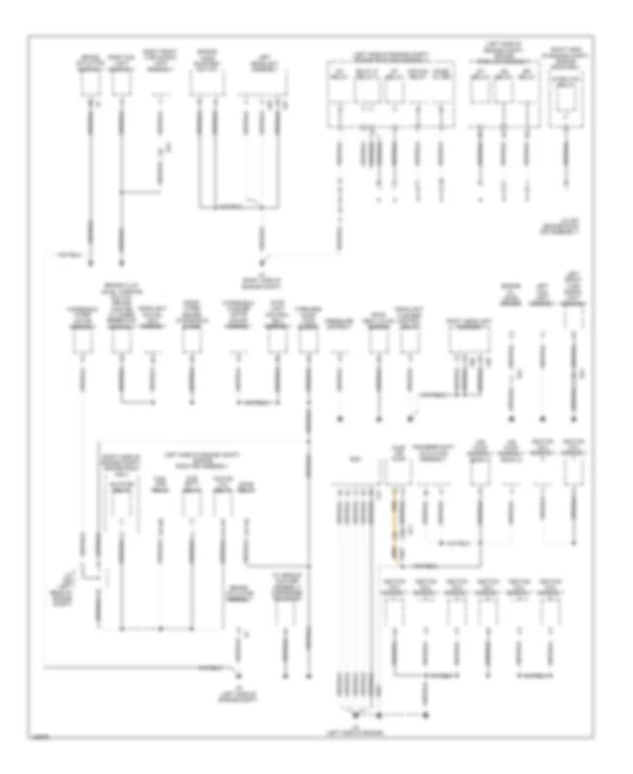 Ground Distribution Wiring Diagram 1 of 5 for Lexus GX 460 2014