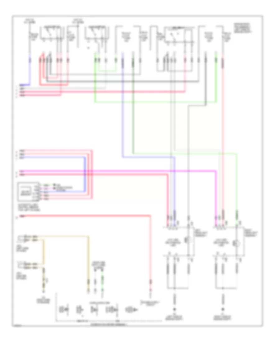 Headlamps Wiring Diagram 2 of 2 for Lexus GX 460 2014