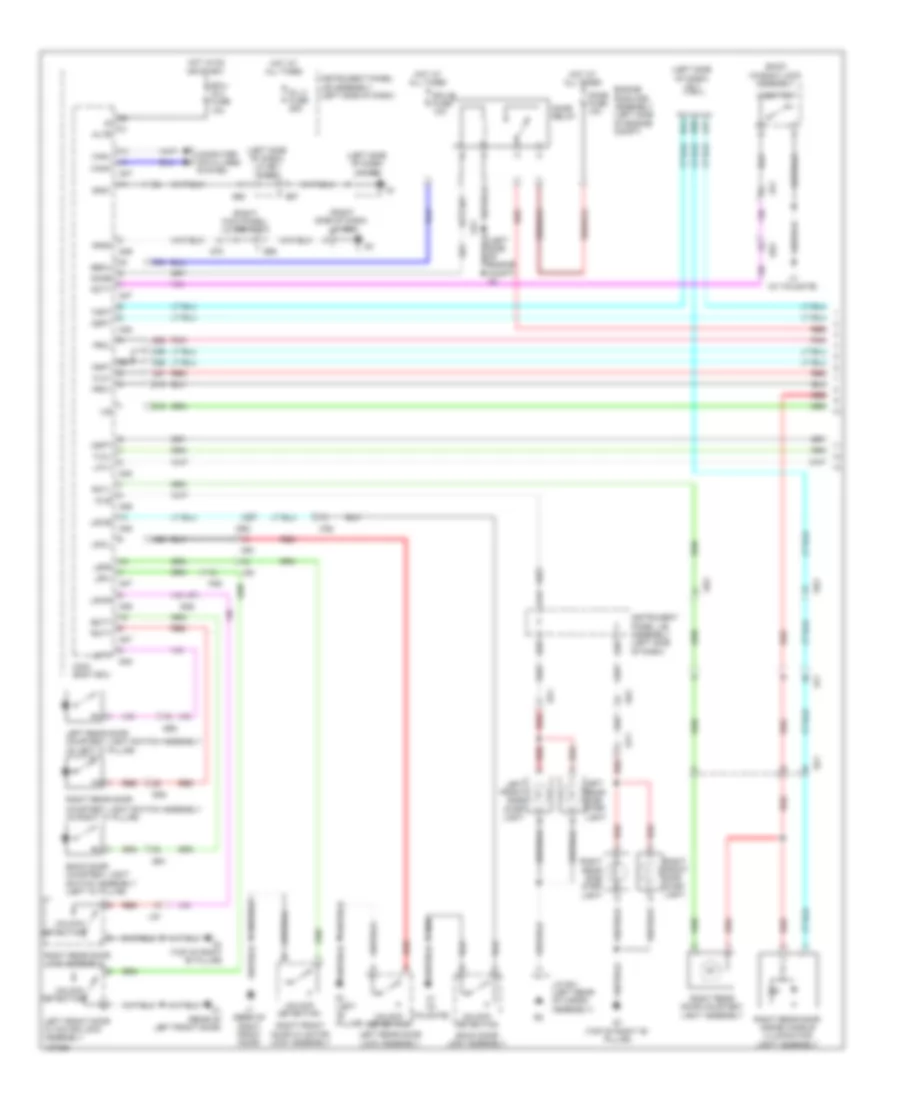 Courtesy Lamps Wiring Diagram 1 of 3 for Lexus GX 460 2014