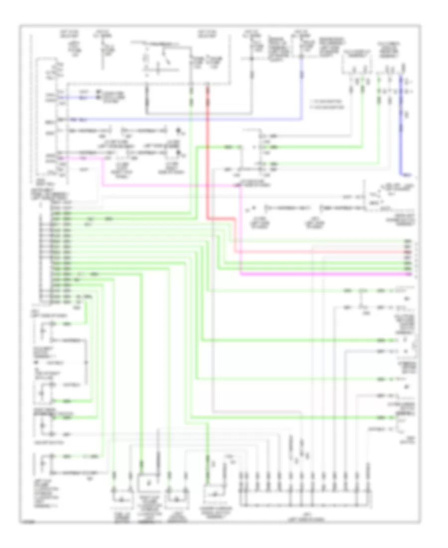 Instrument Illumination Wiring Diagram (1 of 2) for Lexus GX 460 2014