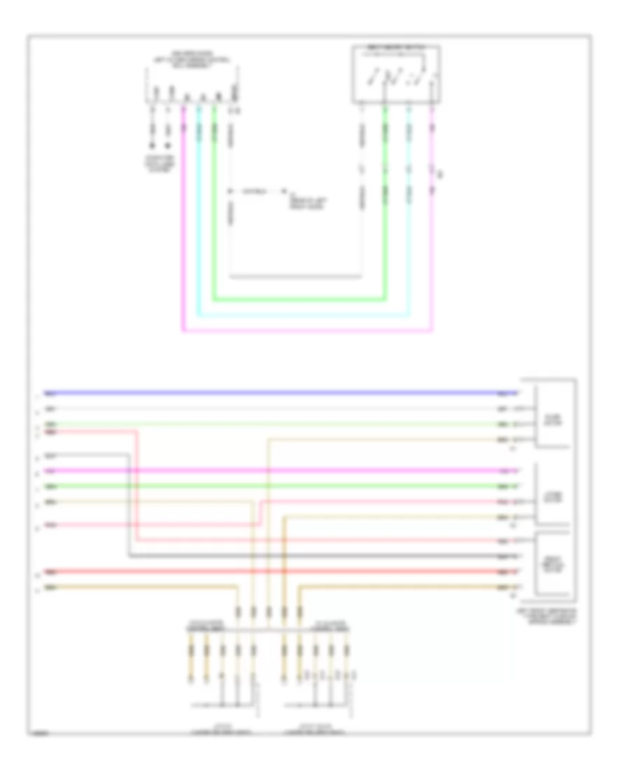 Drivers Memory Seat Wiring Diagram (2 of 2) for Lexus GX 460 2014