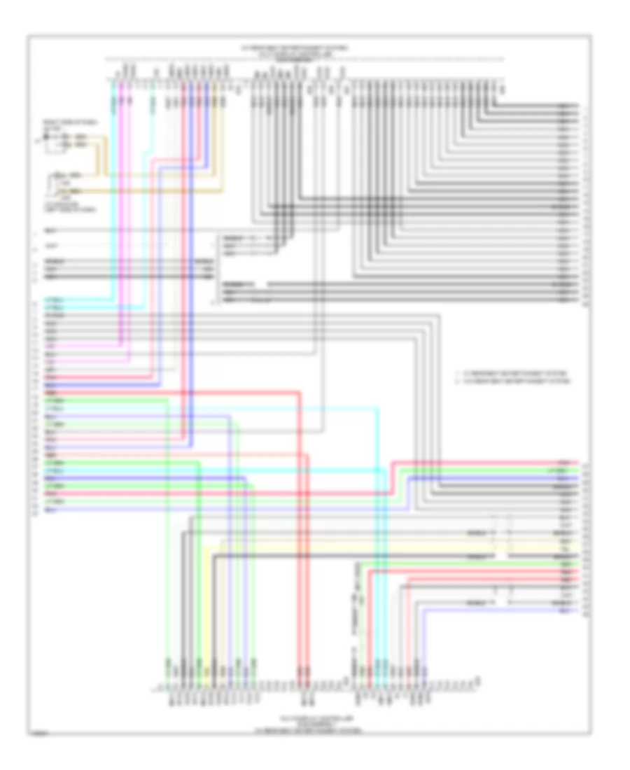 Navigation Wiring Diagram, 17 Speaker (5 of 7) for Lexus GX 460 2014