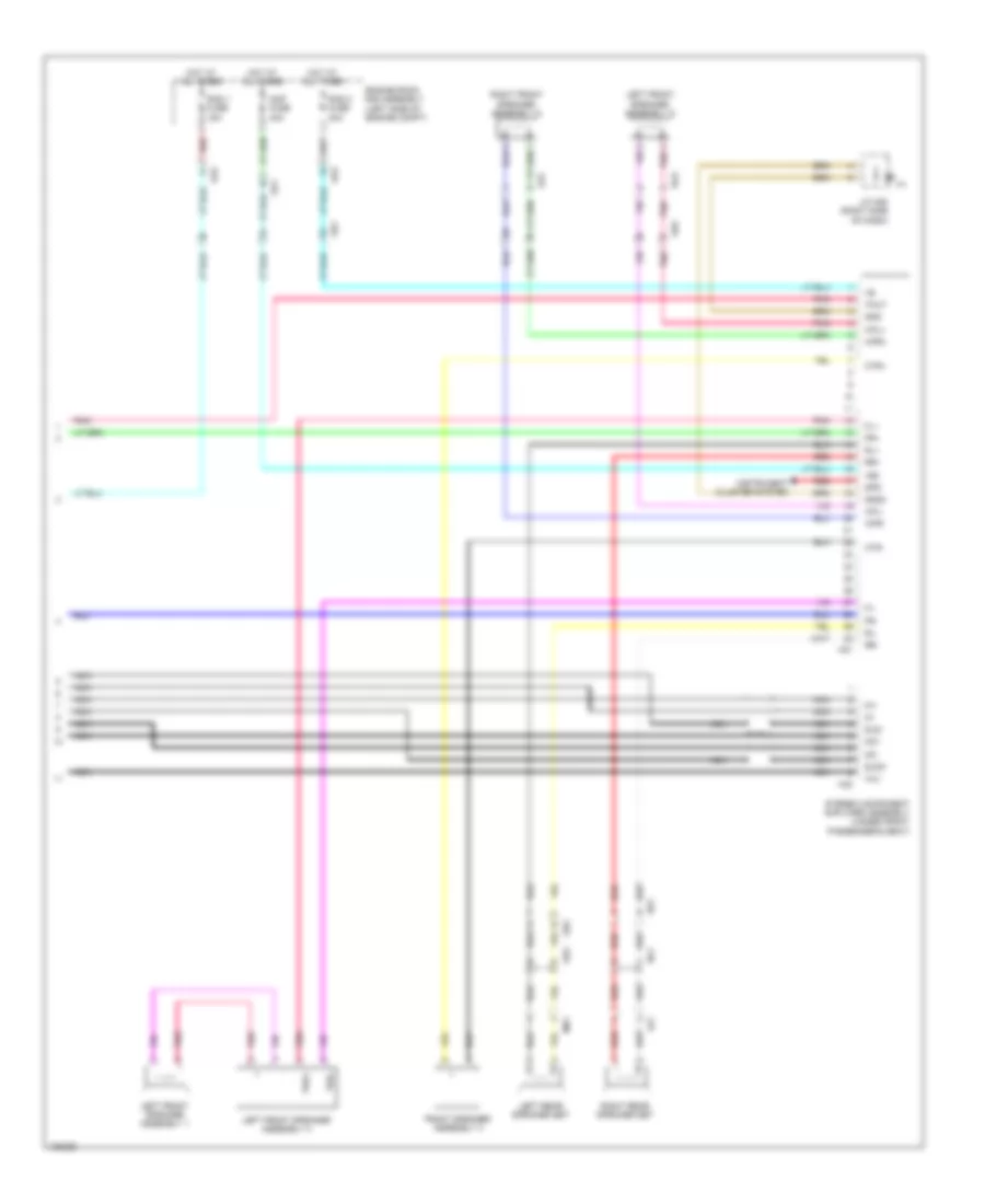 Navigation Wiring Diagram, 9 Speaker (6 of 6) for Lexus GX 460 2014