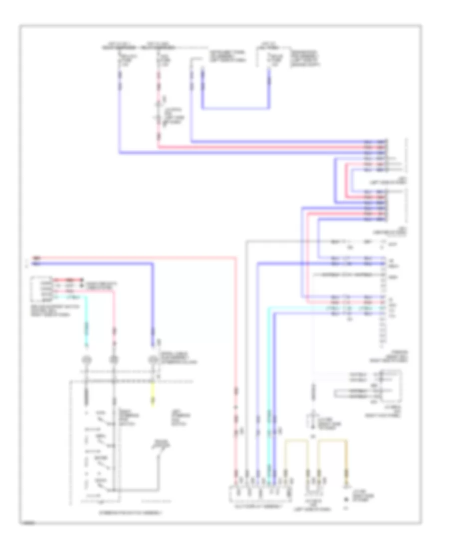 Parking Assistant Wiring Diagram 2 of 2 for Lexus GX 460 2014