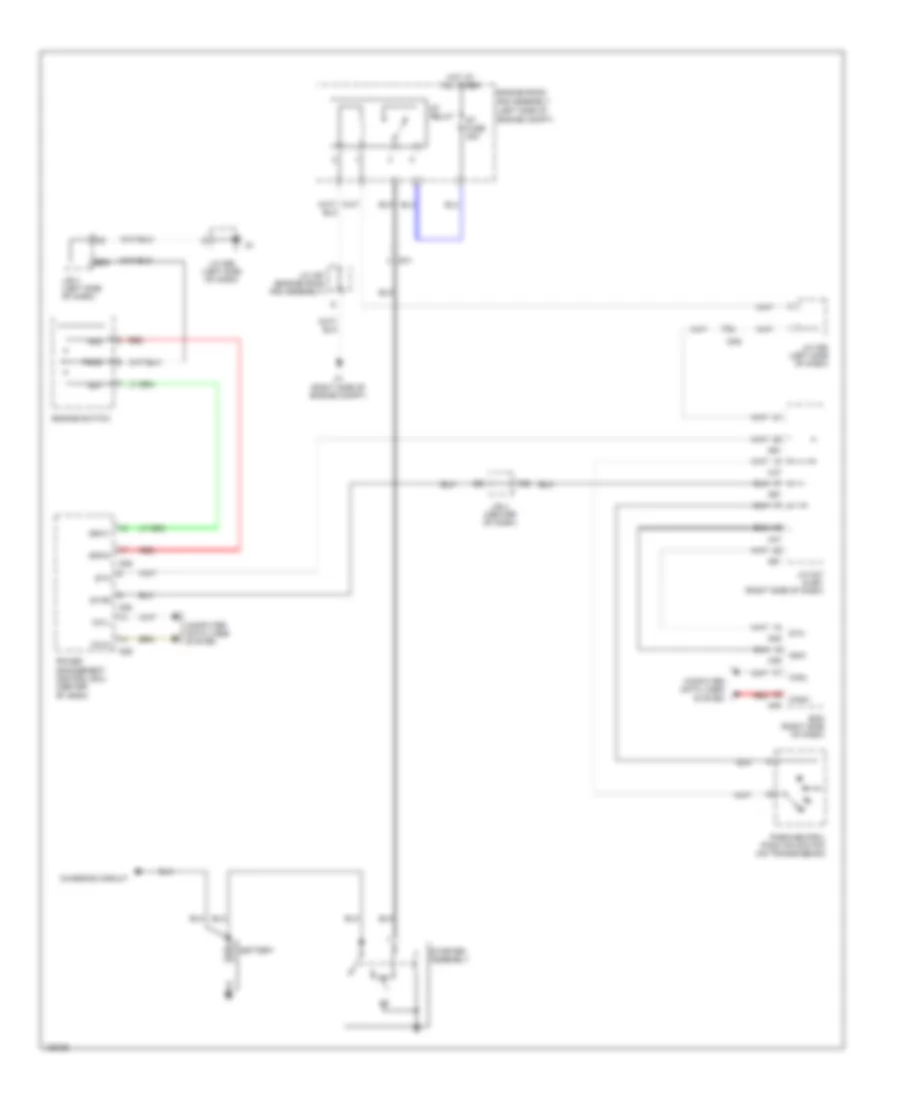 Starting Wiring Diagram for Lexus GX 460 2014