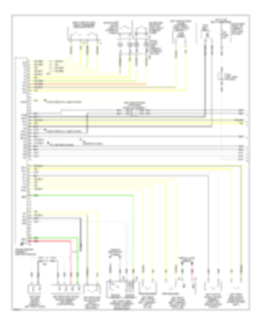 Supplemental Restraint Wiring Diagram (1 of 3) for Lexus GX 460 2014
