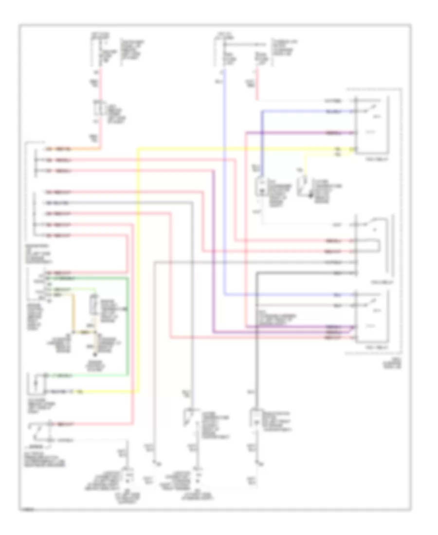 Cooling Fan Wiring Diagram for Lexus RX 300 2003
