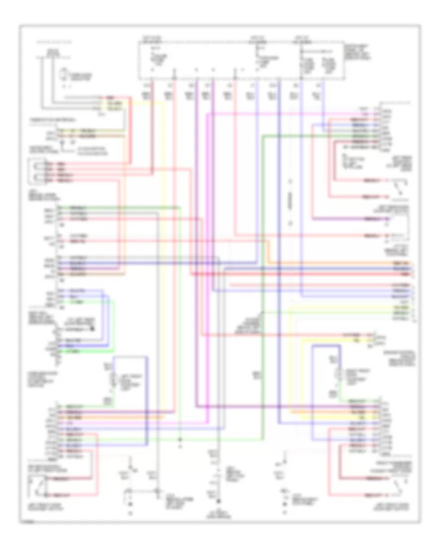 Courtesy Lamps Wiring Diagram 1 of 2 for Lexus RX 300 2003