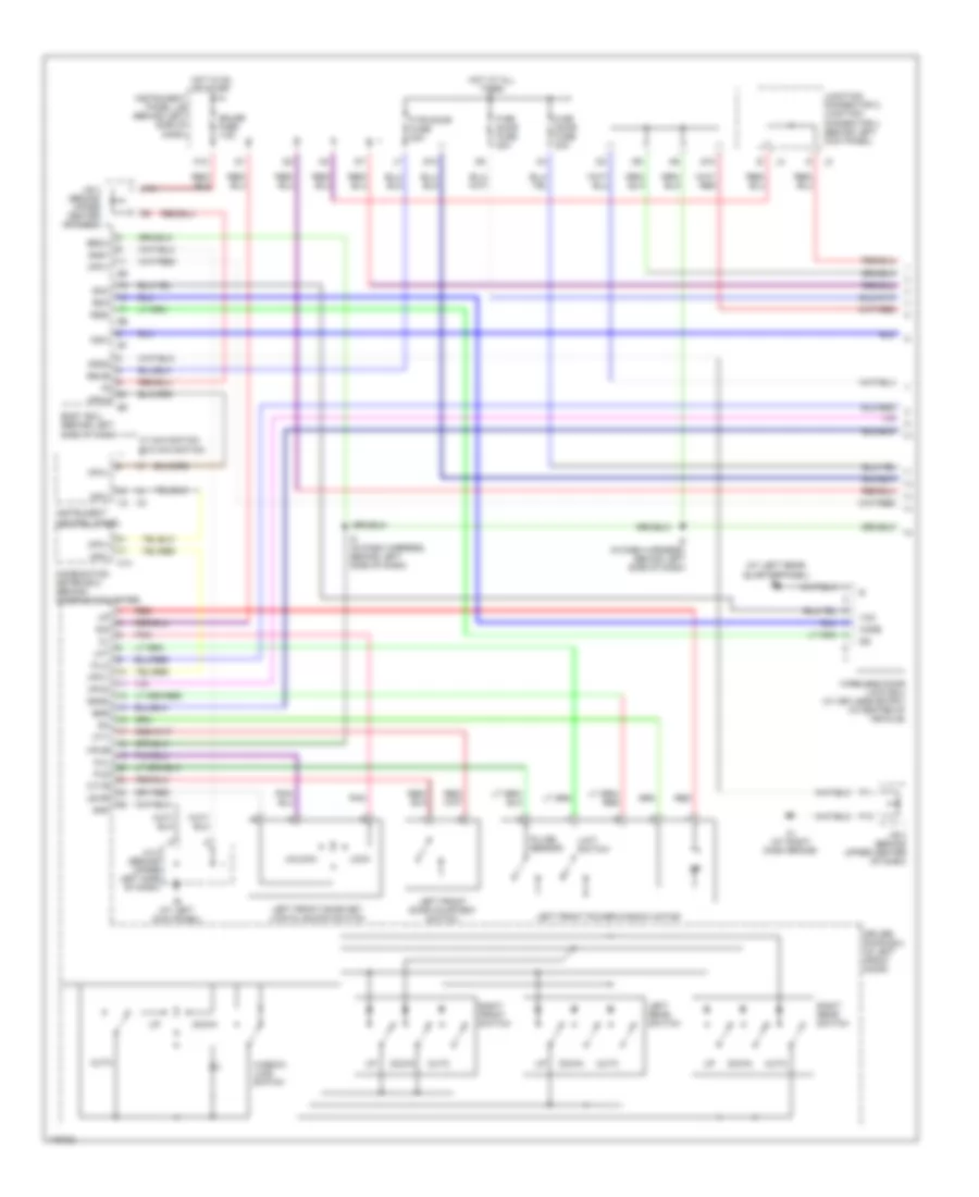 Power Windows Wiring Diagram 1 of 3 for Lexus RX 300 2003