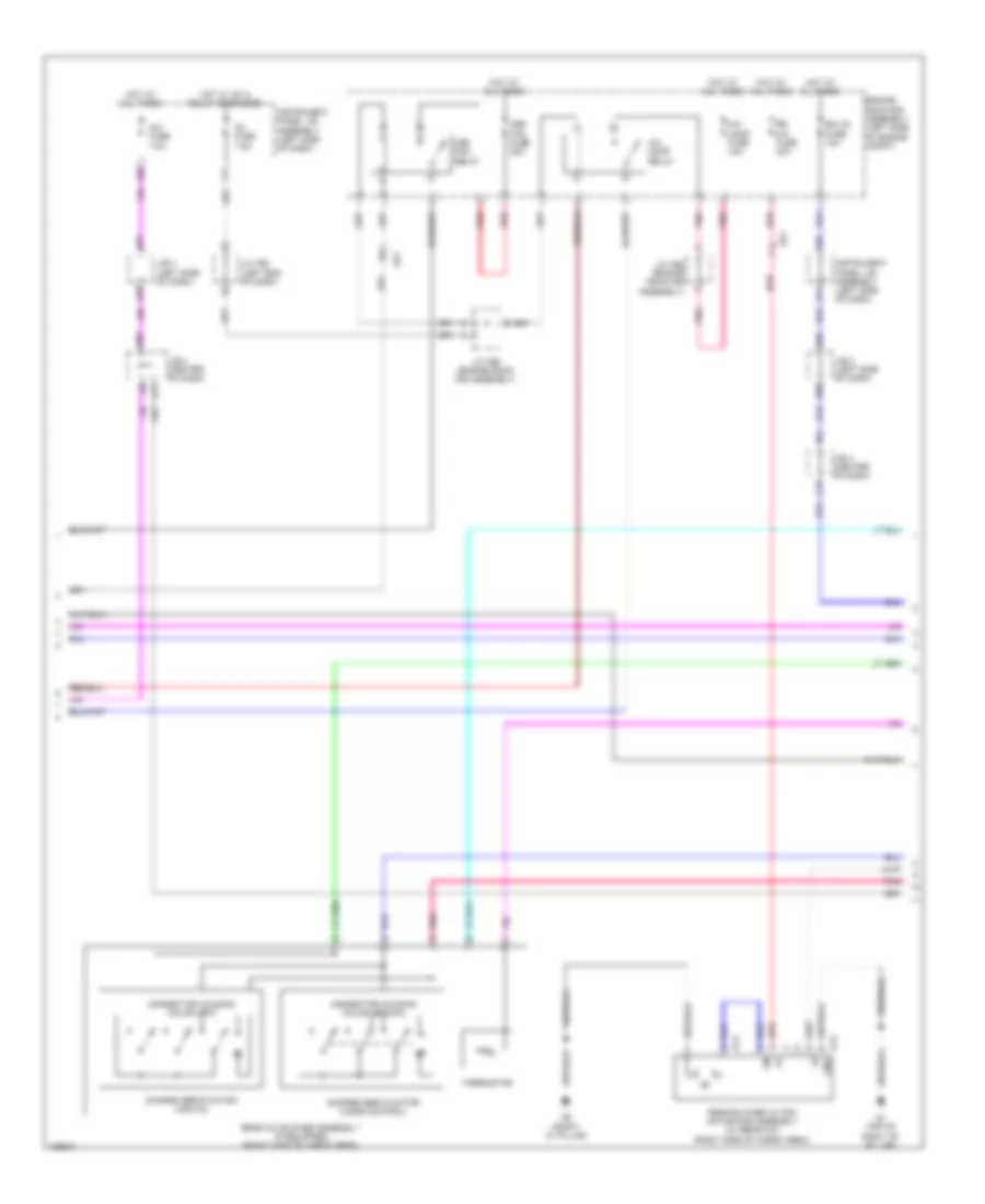 Automatic AC Wiring Diagram (3 of 4) for Lexus GX 460 Luxury 2014