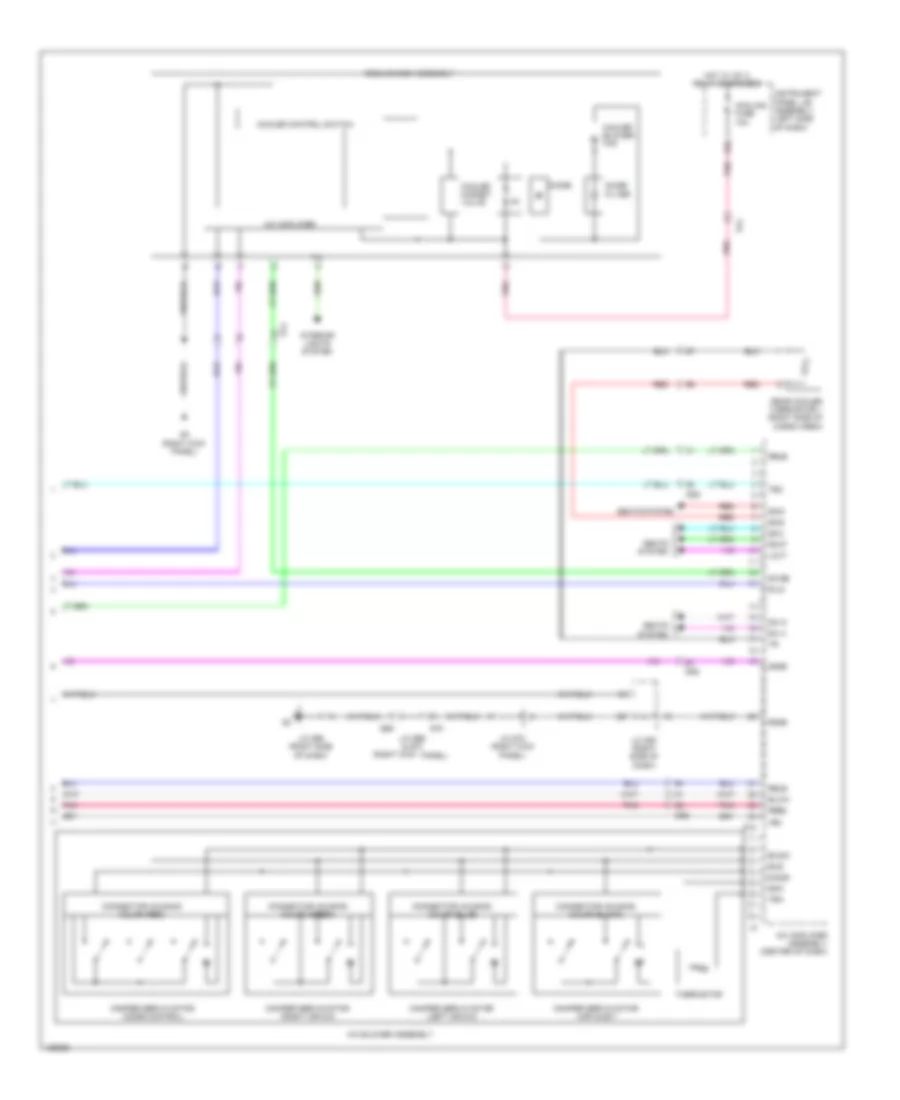 Automatic AC Wiring Diagram (4 of 4) for Lexus GX 460 Luxury 2014